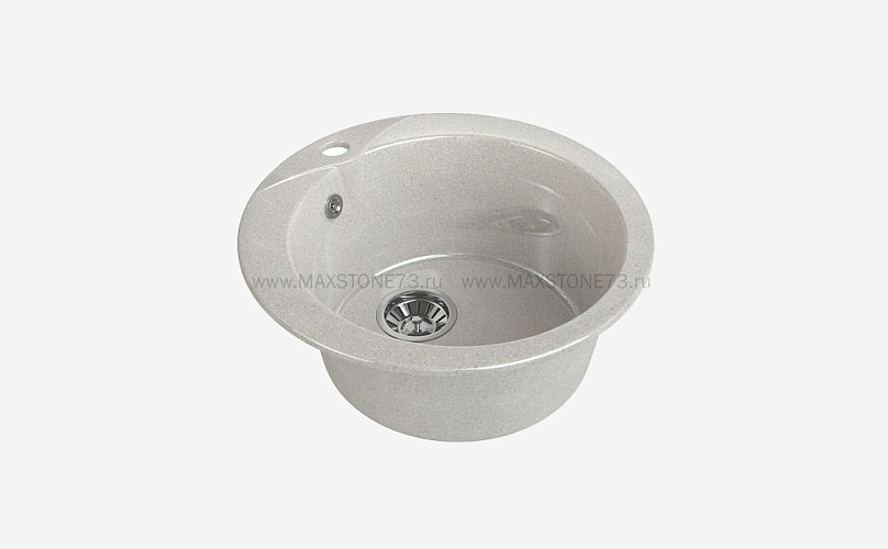 MAXSTONE Мойка глянцевая MS-1 (бежевая) 470*470*215